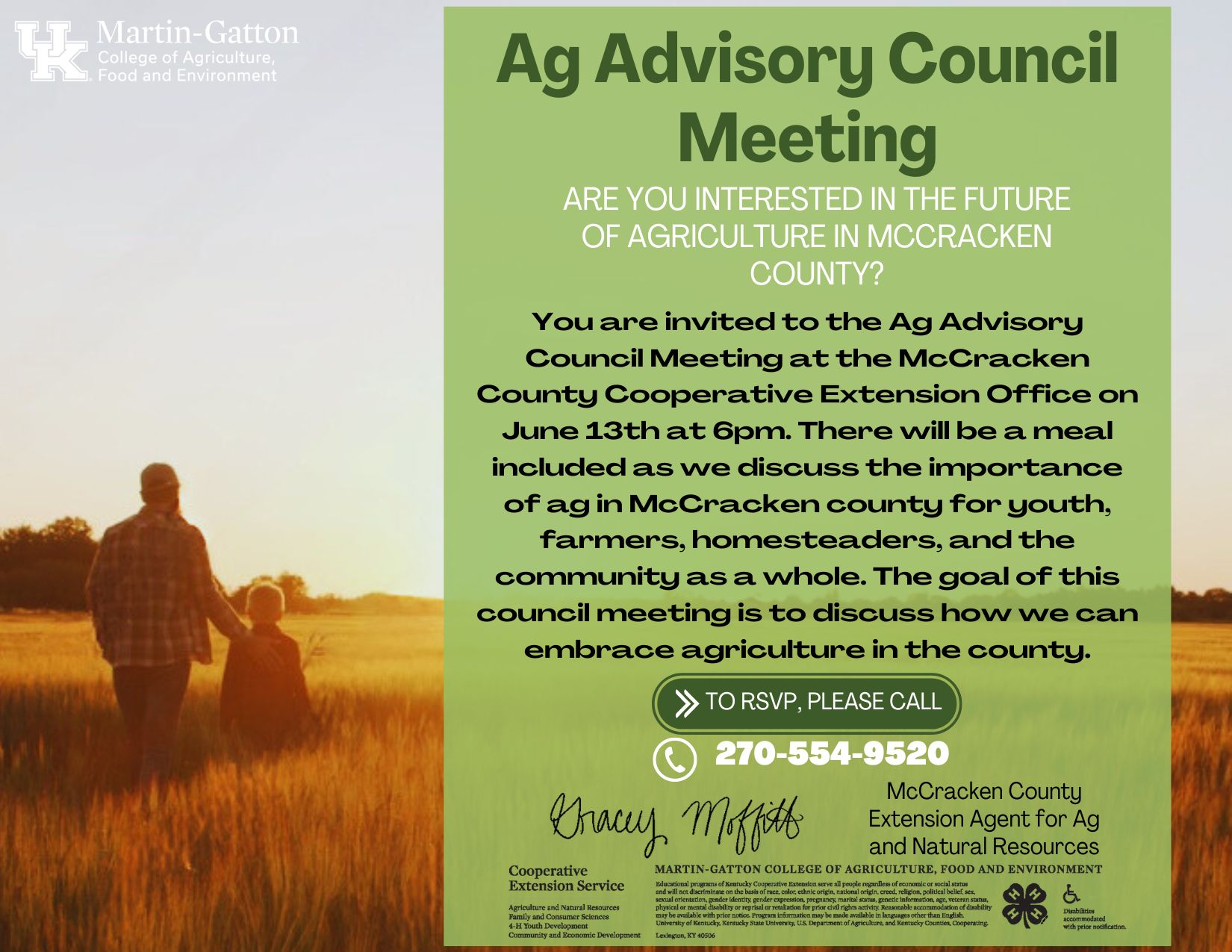 Ag Advisory Council Meeting 