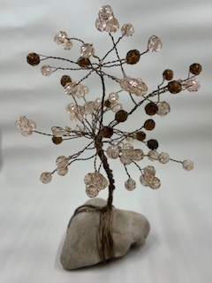 Crystal Bead Wire Tree