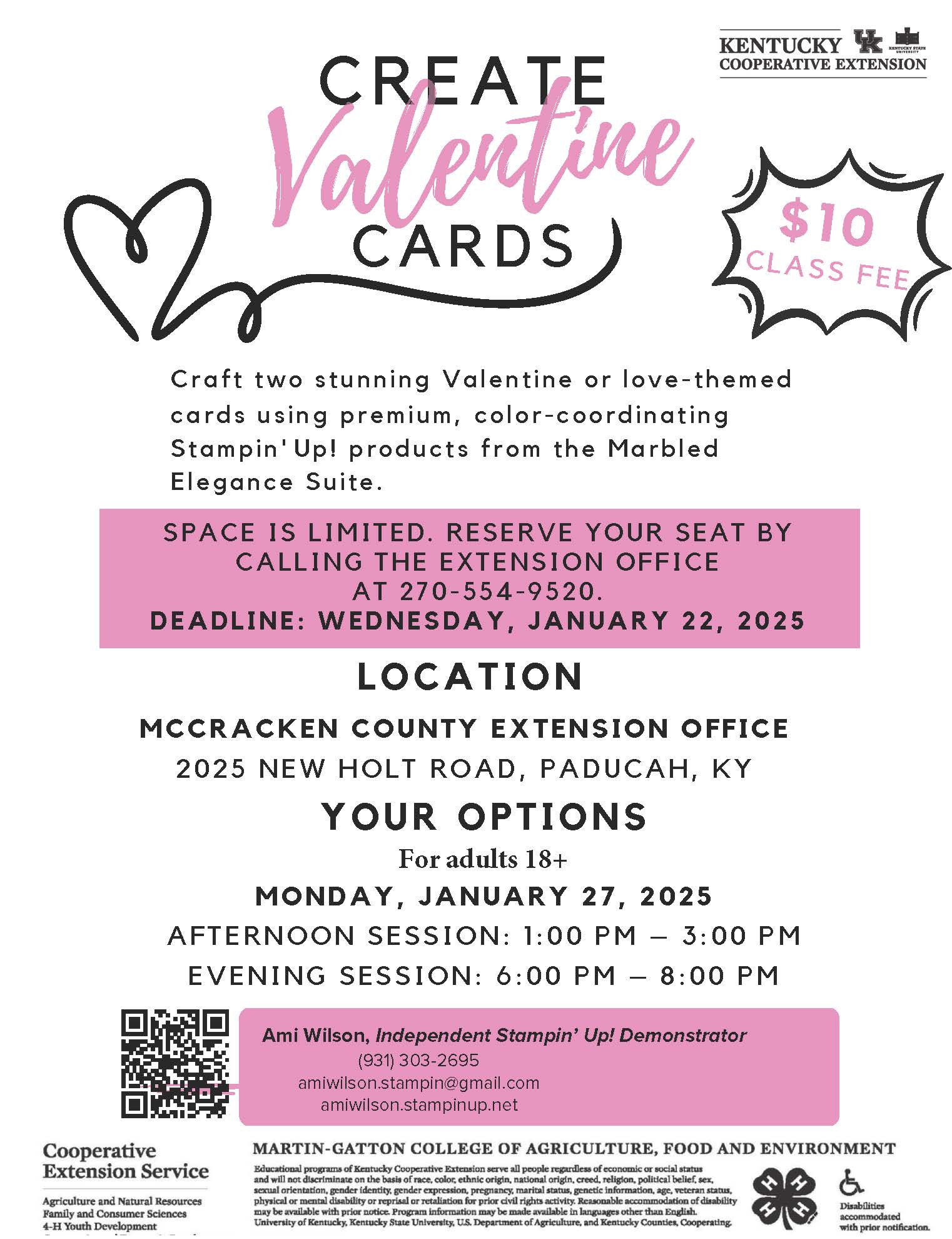 Valentine Love Themed Card Classes