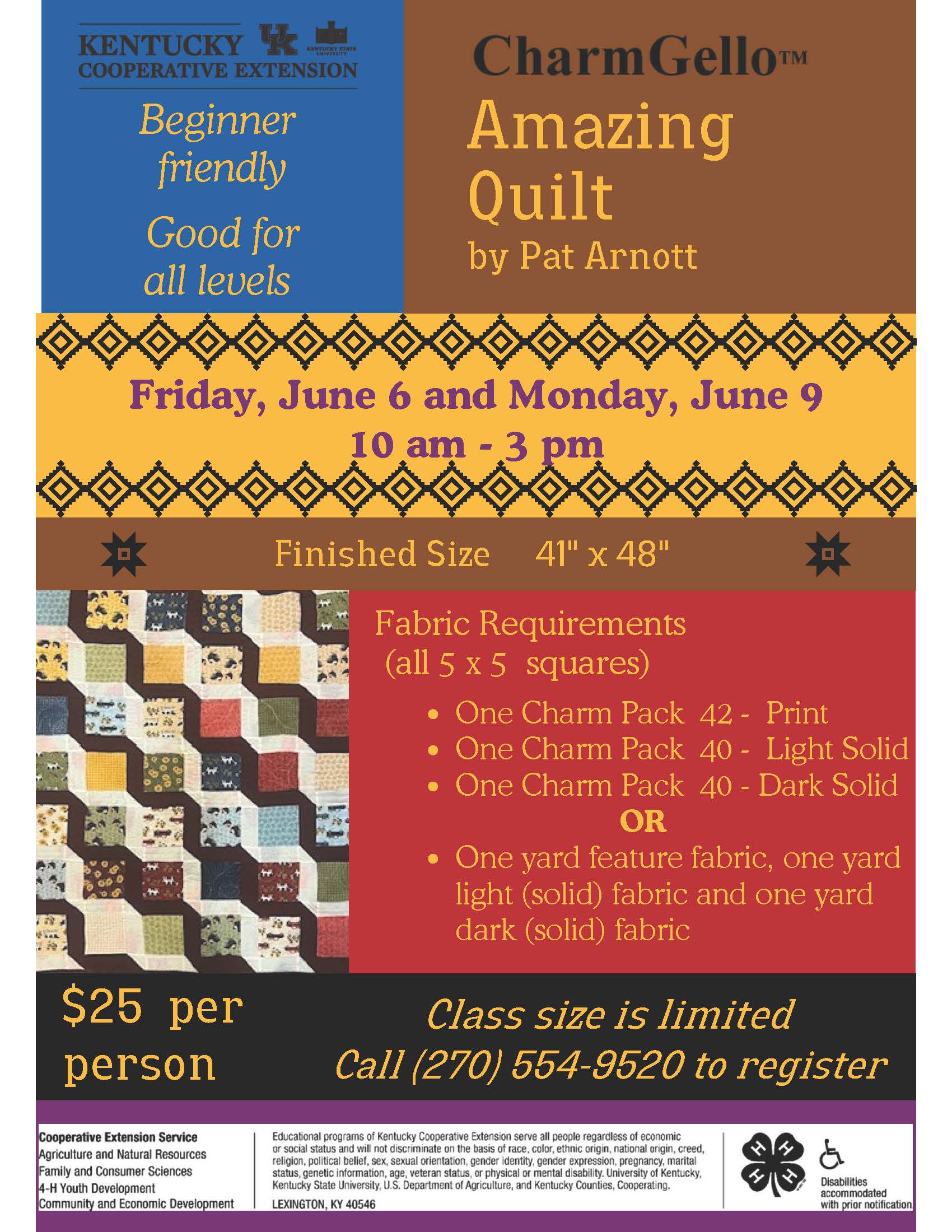 Amazing Quilt Flyer