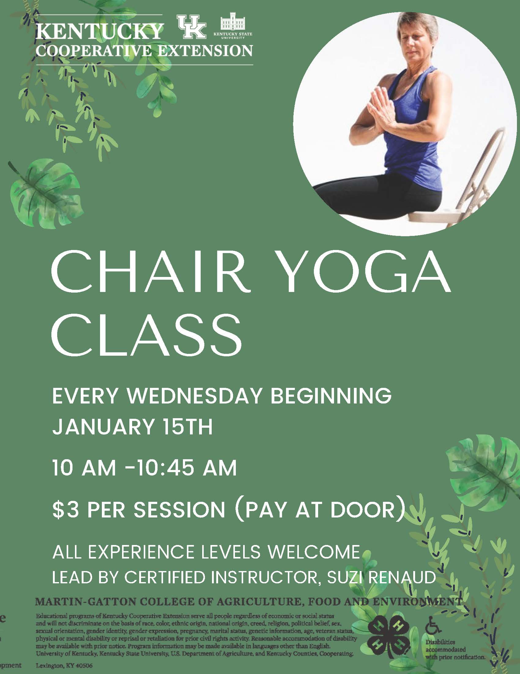 Chair yoga Flyer