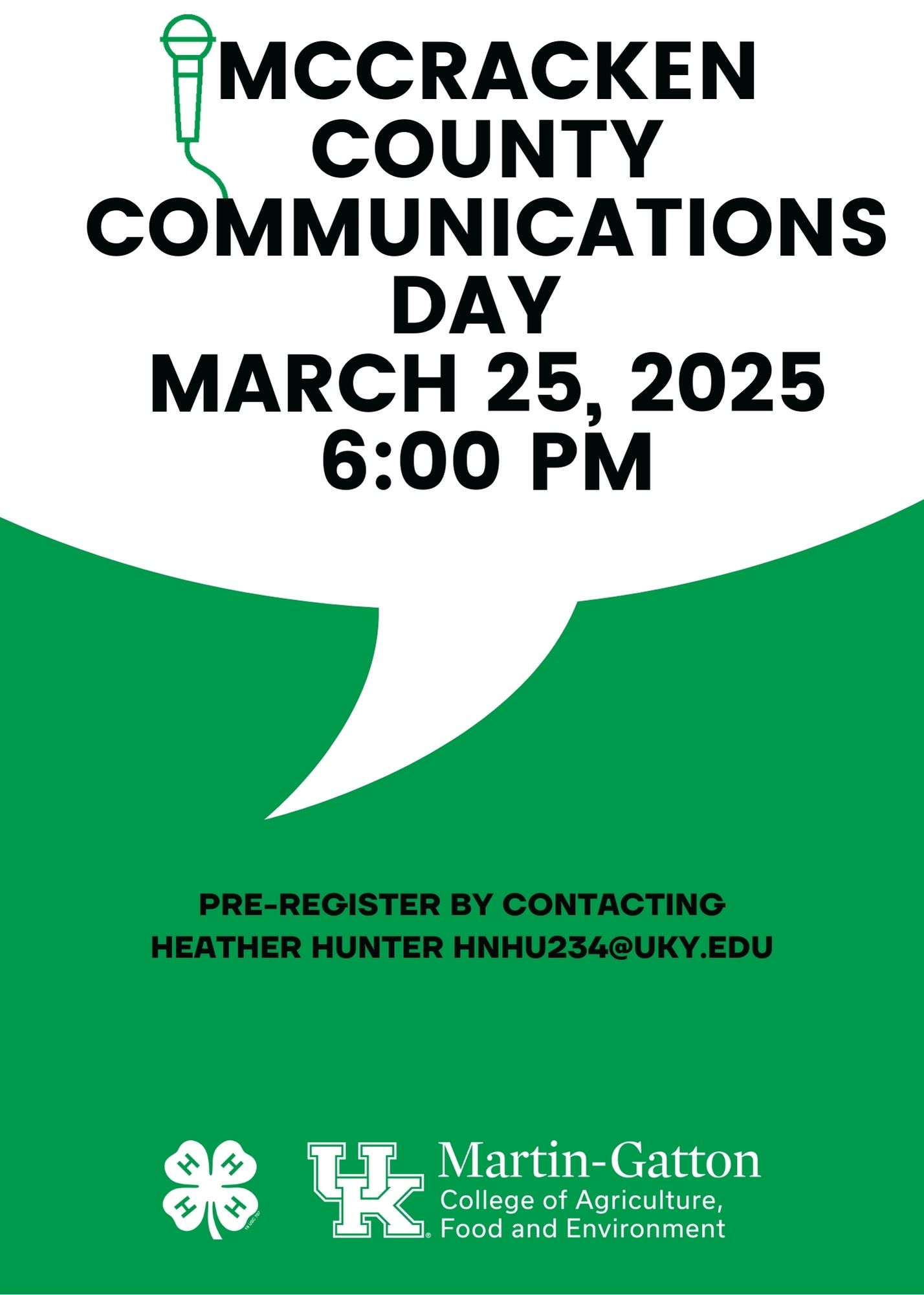 communications day flyer