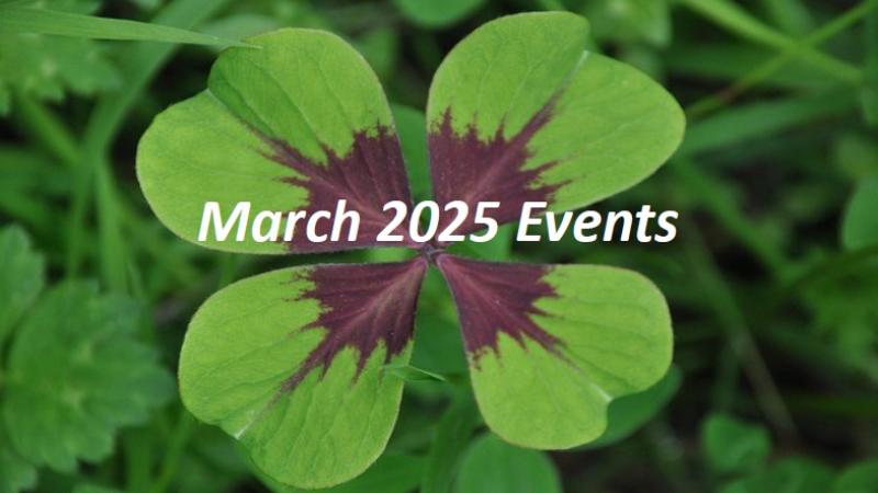 March 2025 Event Calendar