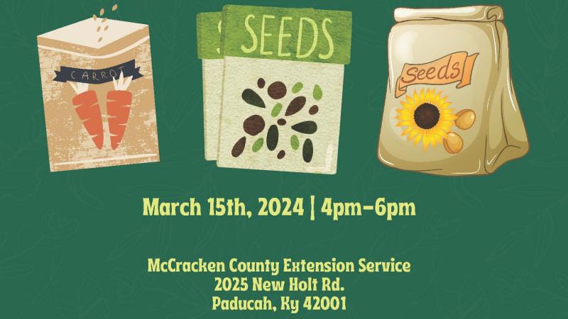 Flyer for Seed Swap 2024